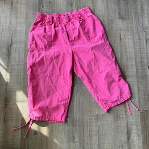 Vintage 90s Capris Women's‎ Size Large Petite Pink Hot Pink Gloria Vanderbilt